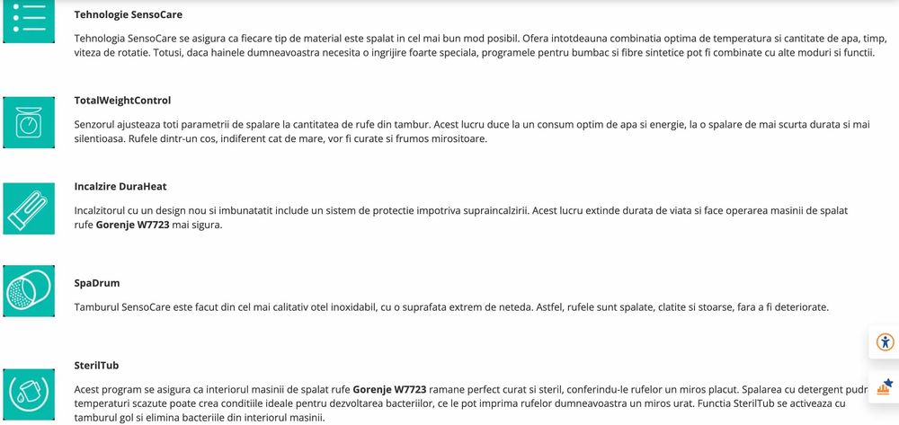 Masina de Spalat Gorenje 7 kg in stare impecabila