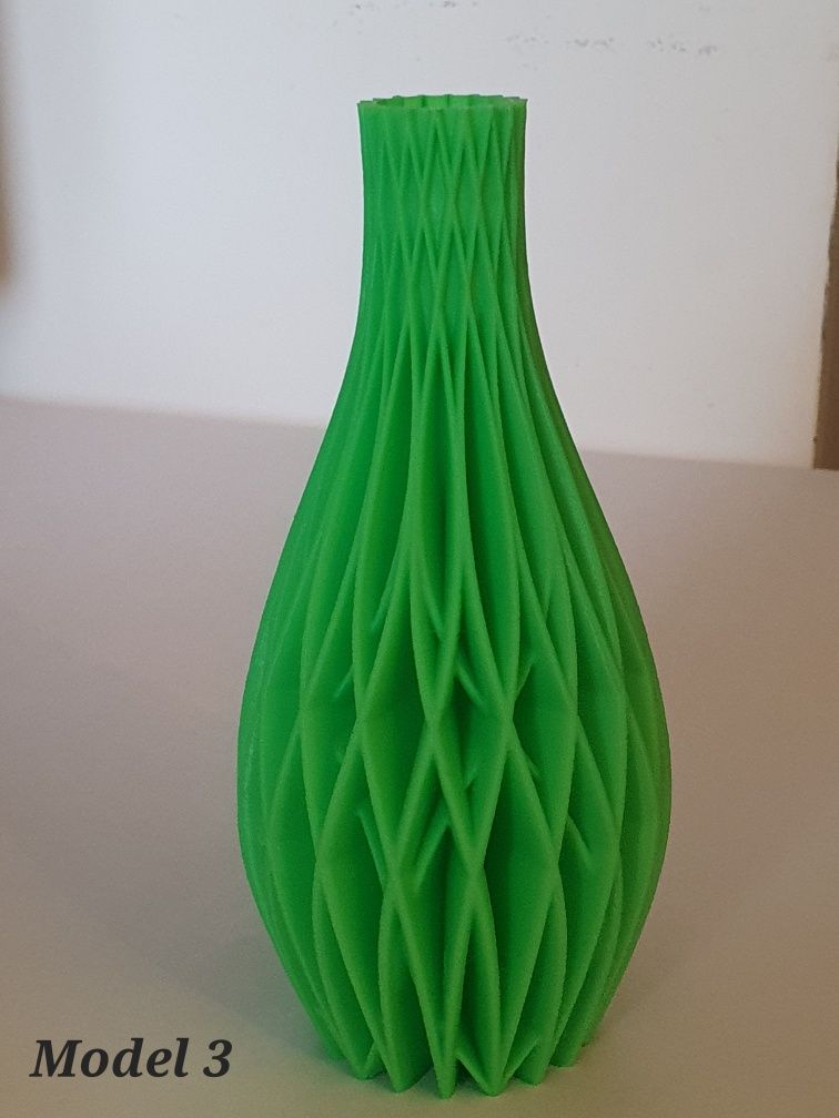Vaze printate 3D - plastic diferite culori