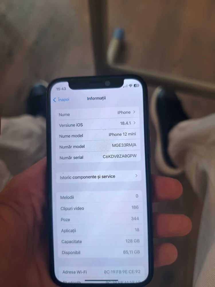 Vand iphone 12 mini 128gb full box