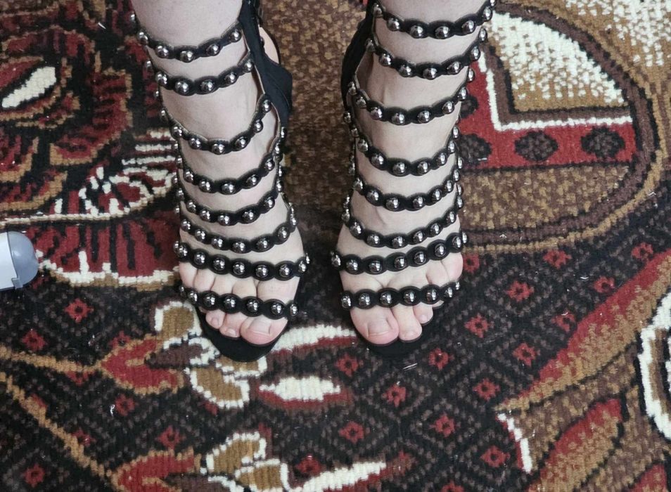 Sandale elegante cu toc, mărimea 37