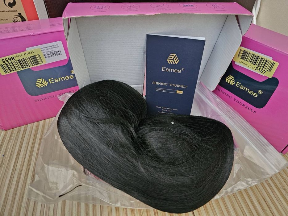 Черна кафява перука Esmee за жени 26 инча дълга
