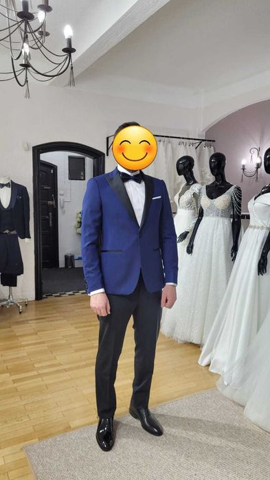 Sacou de ceremonie "LOUIS PURPLE" și o cămașă ( cea din poza, măsura M