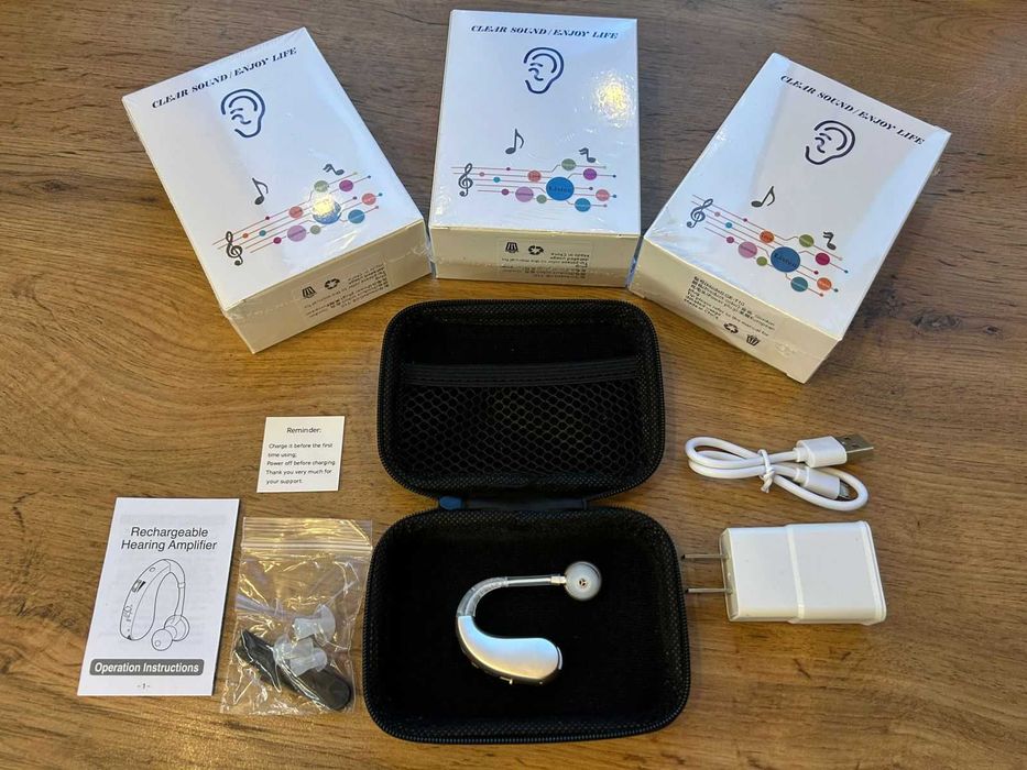 Слуховой аппарат для пожилых с зарядным устройством Sound Amplifie