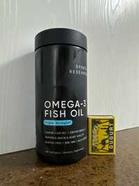 Omega 3, Fish Oil, Sport Research, Большая Банка 180 Капсул