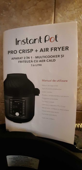 Aparat 2 in 1 Multicooker si Friteuza cu aer cald 7,6 litri