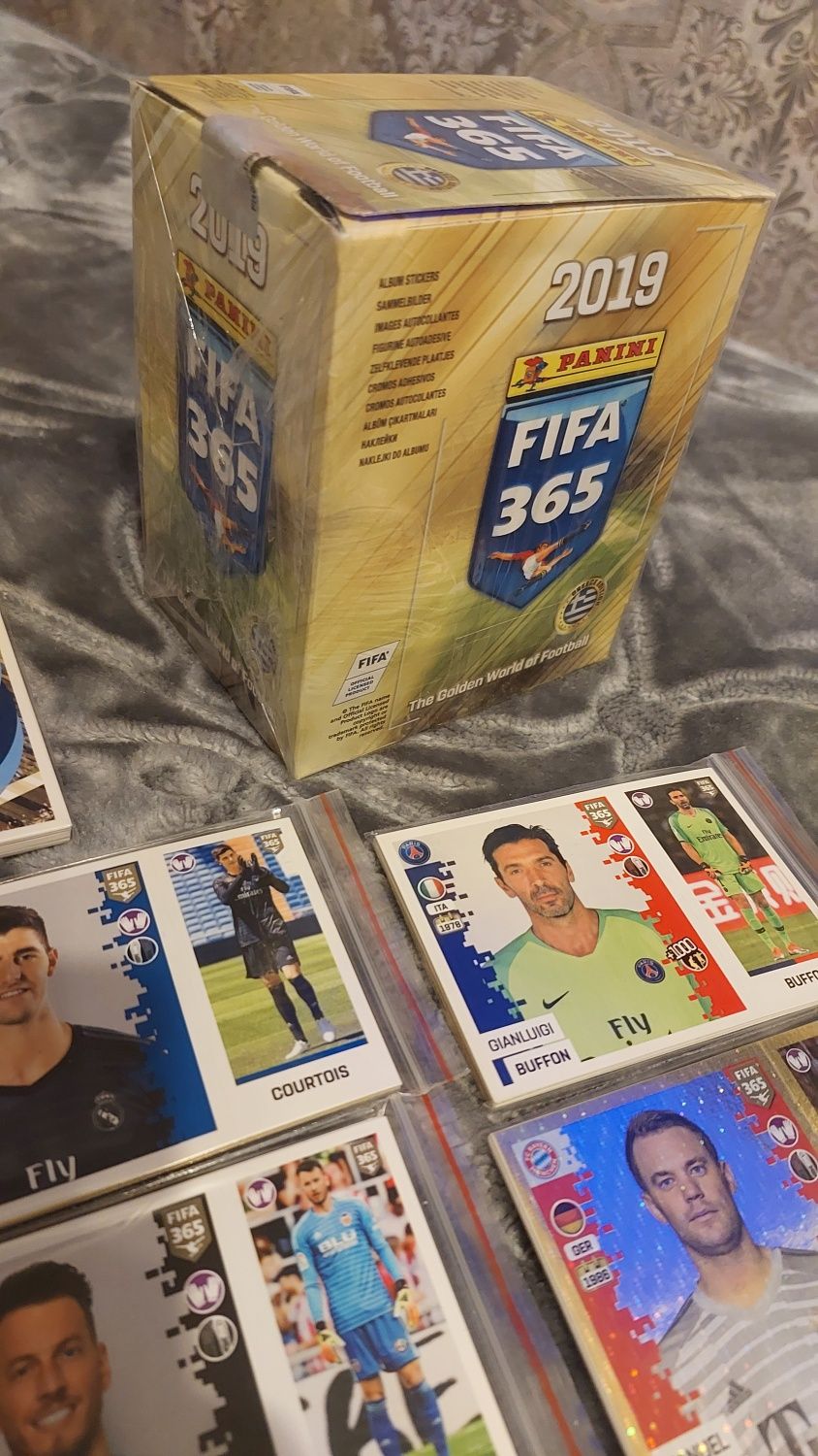 FIFA 2019 PANINI - полная, новая собранная коллекция + новый бокс накл