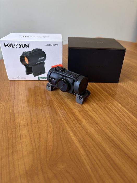 Бързомер HOLOSUN употребяван за ловна карабина