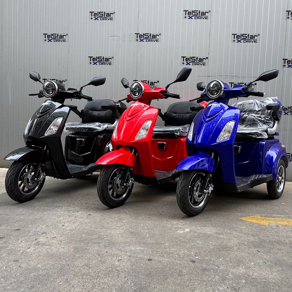 Електрическа триколка LUXOR PRO NEW 60V 1500W със задно задвижване