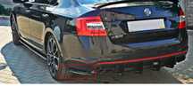 Extensii / coltare coltar lip bara spate BMW  Skoda Octavia Superb