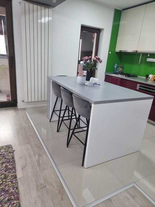 Insula de bucatarie/living