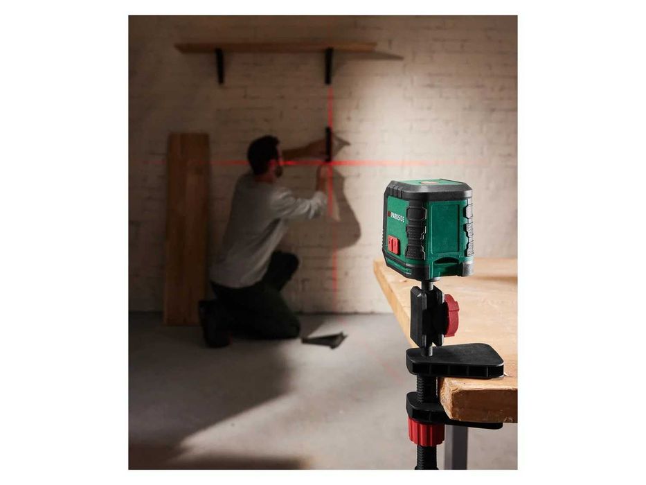 Nivela Laser profesionala PARKSIDE® cu linii încrucișate, PKLL 7, noua
