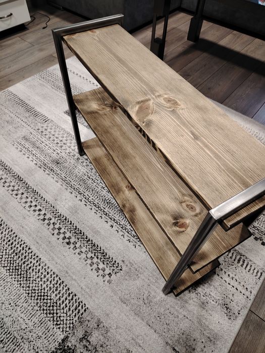 Етажерка (пейка) за обувки в индустриален стил