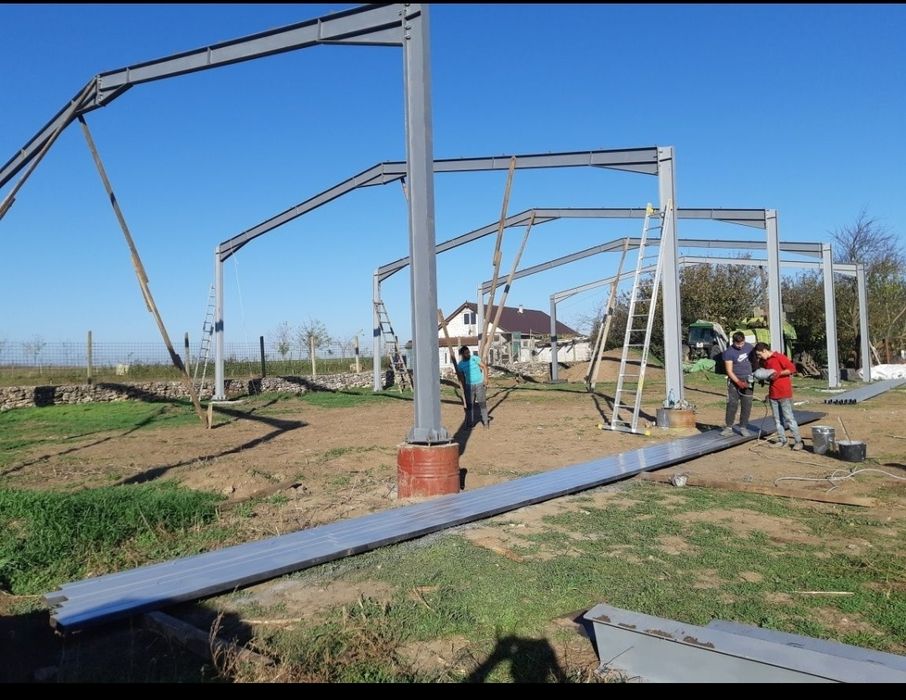 Vand Structura metalică hala 12m lățime 30m