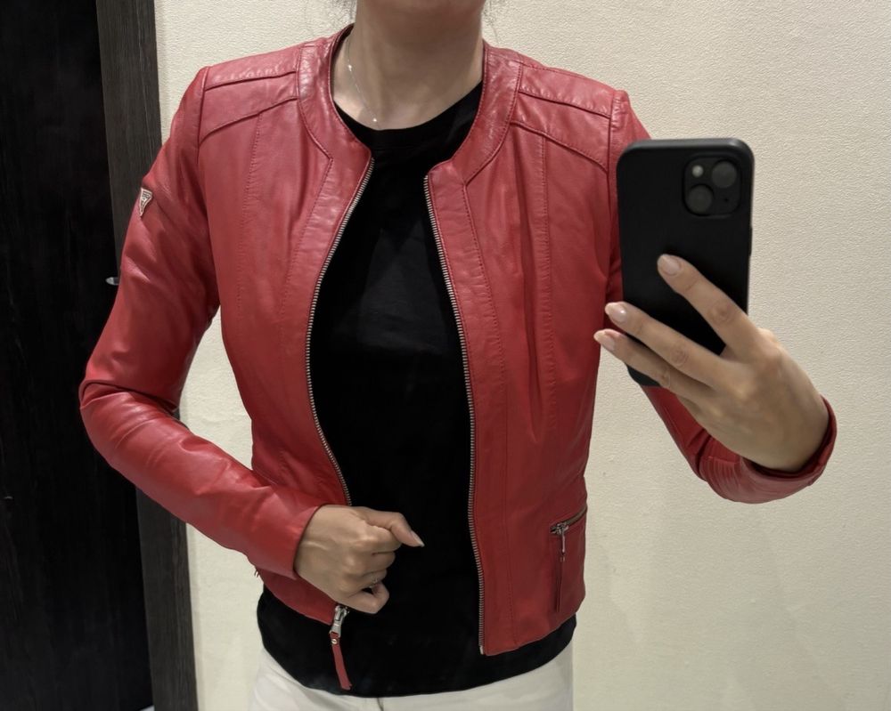 Оригинални дамски кожени якета Michael Kors/Guess xs
