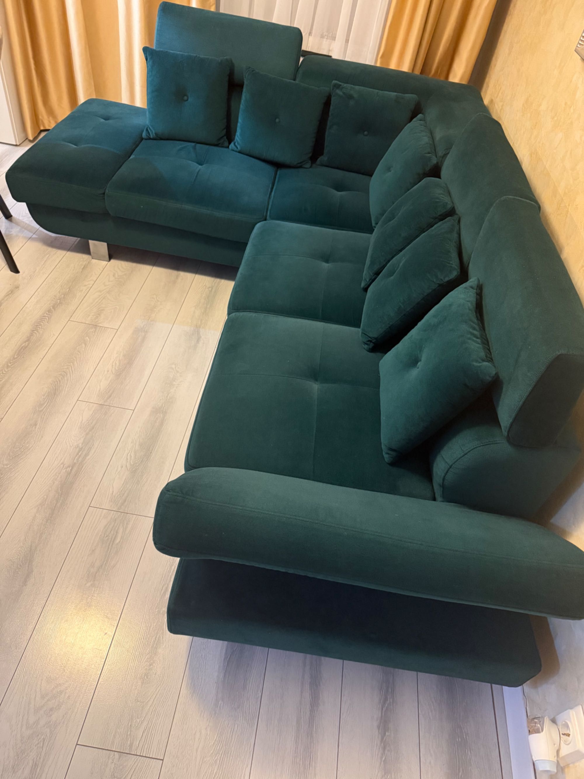 super oferta Canapea extensibila Verde Smarald