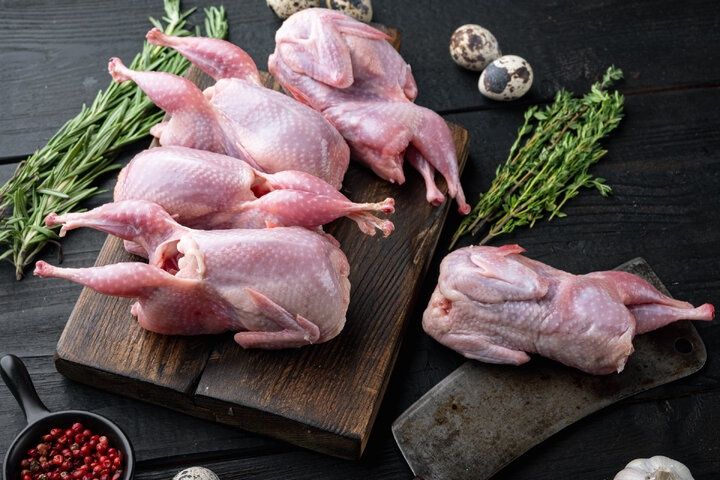 Бөдене еті. Перепелиное мясо