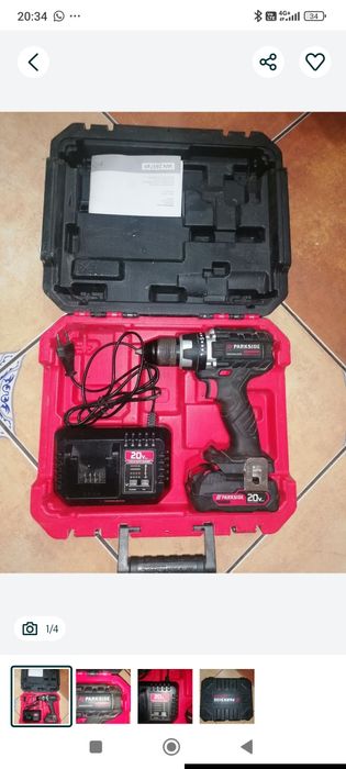 Parkside 20v filetanta