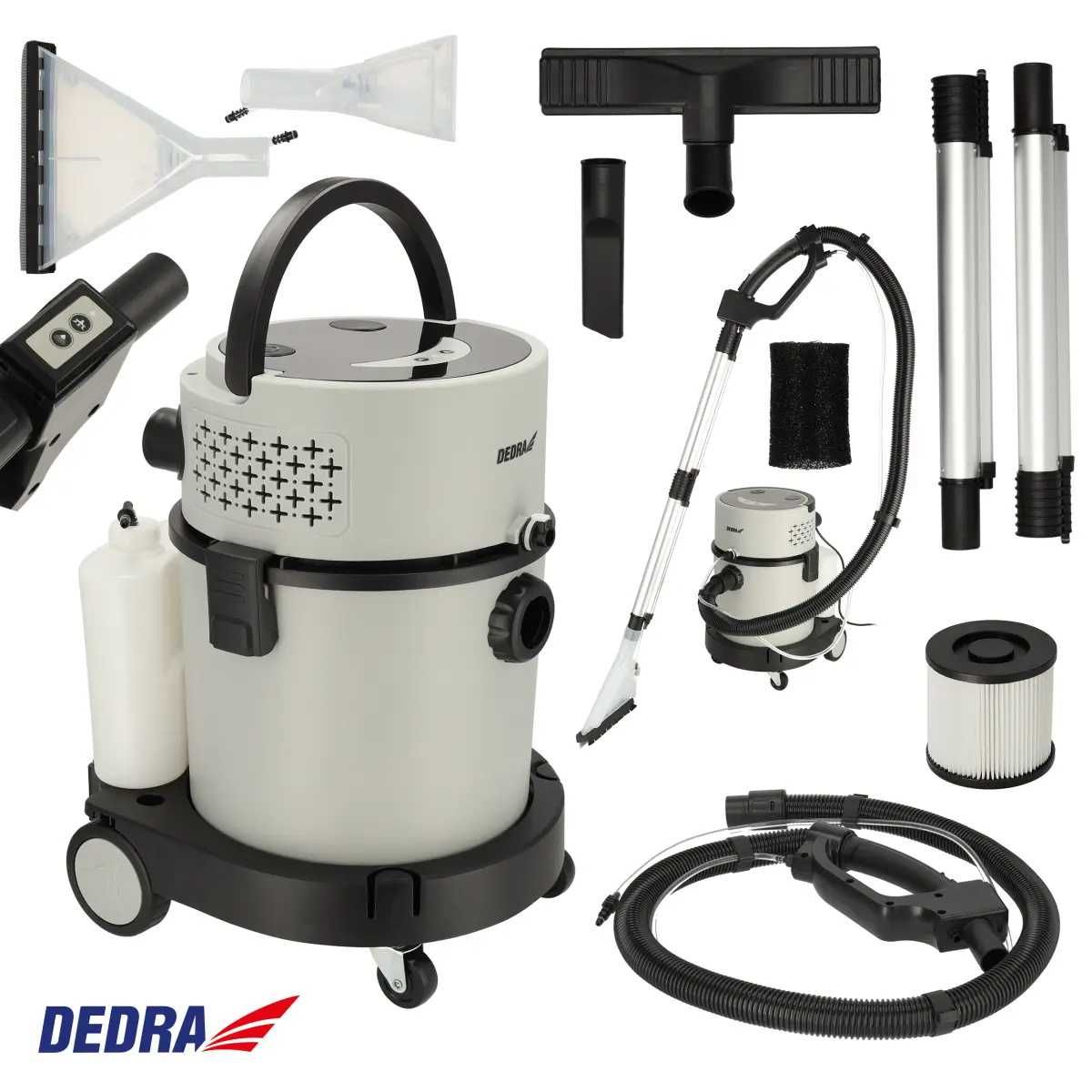 Перяща прахосмукачка 2в1 DEDRA DED6605, 1200W, 20L