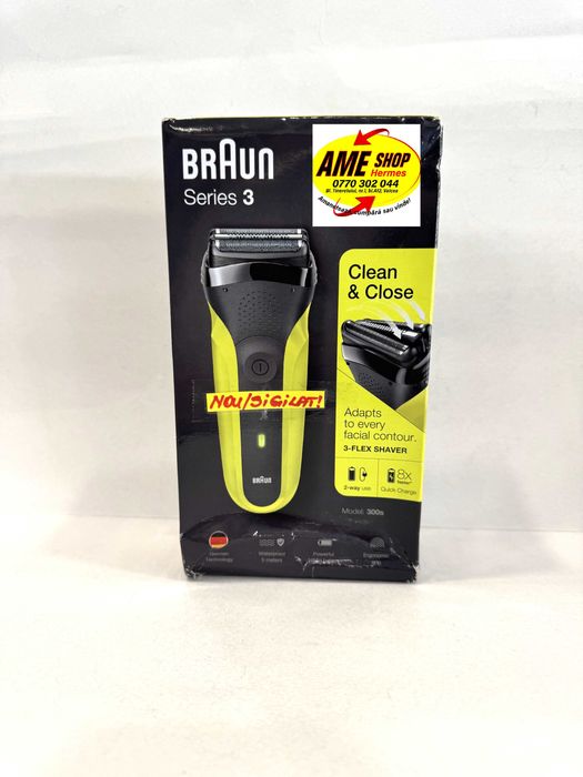 Aparat de ras Braun Series 3 300s, NOU/Sigilat!