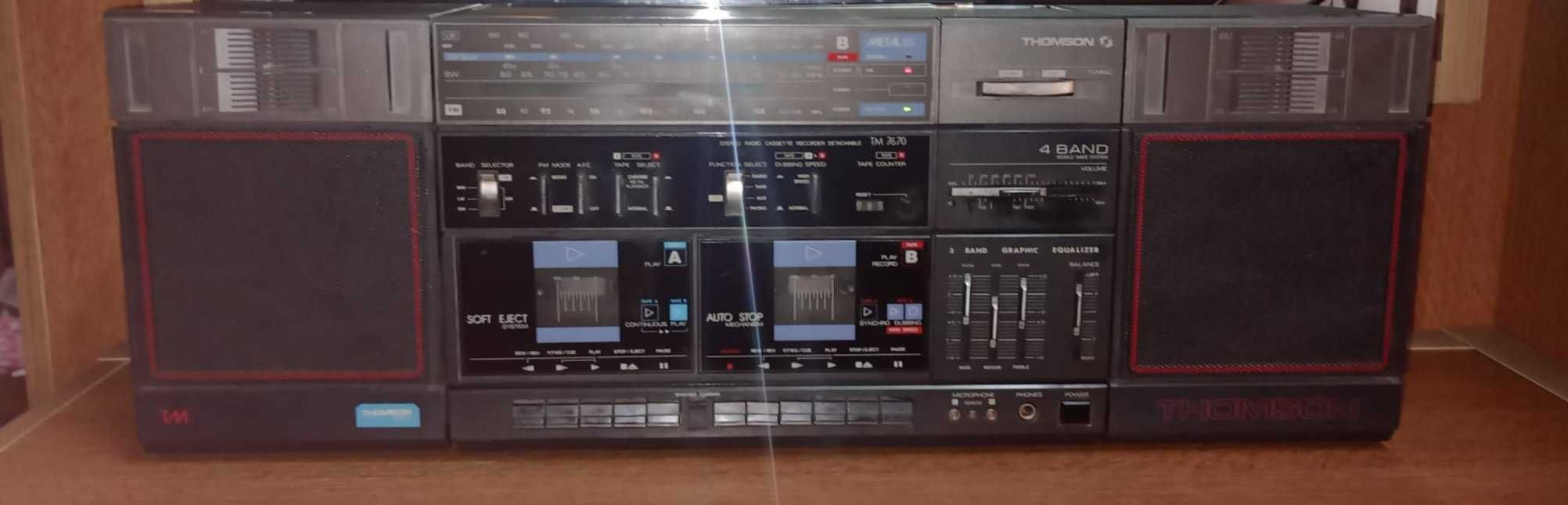 Colectie radiocasetofoane boombox vintage Sanyo Asahi