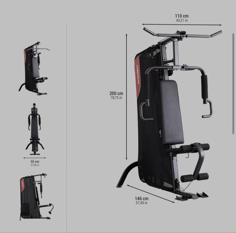 Aparat fitness gimnastica Home Gym Compact 900 Bodybuilding