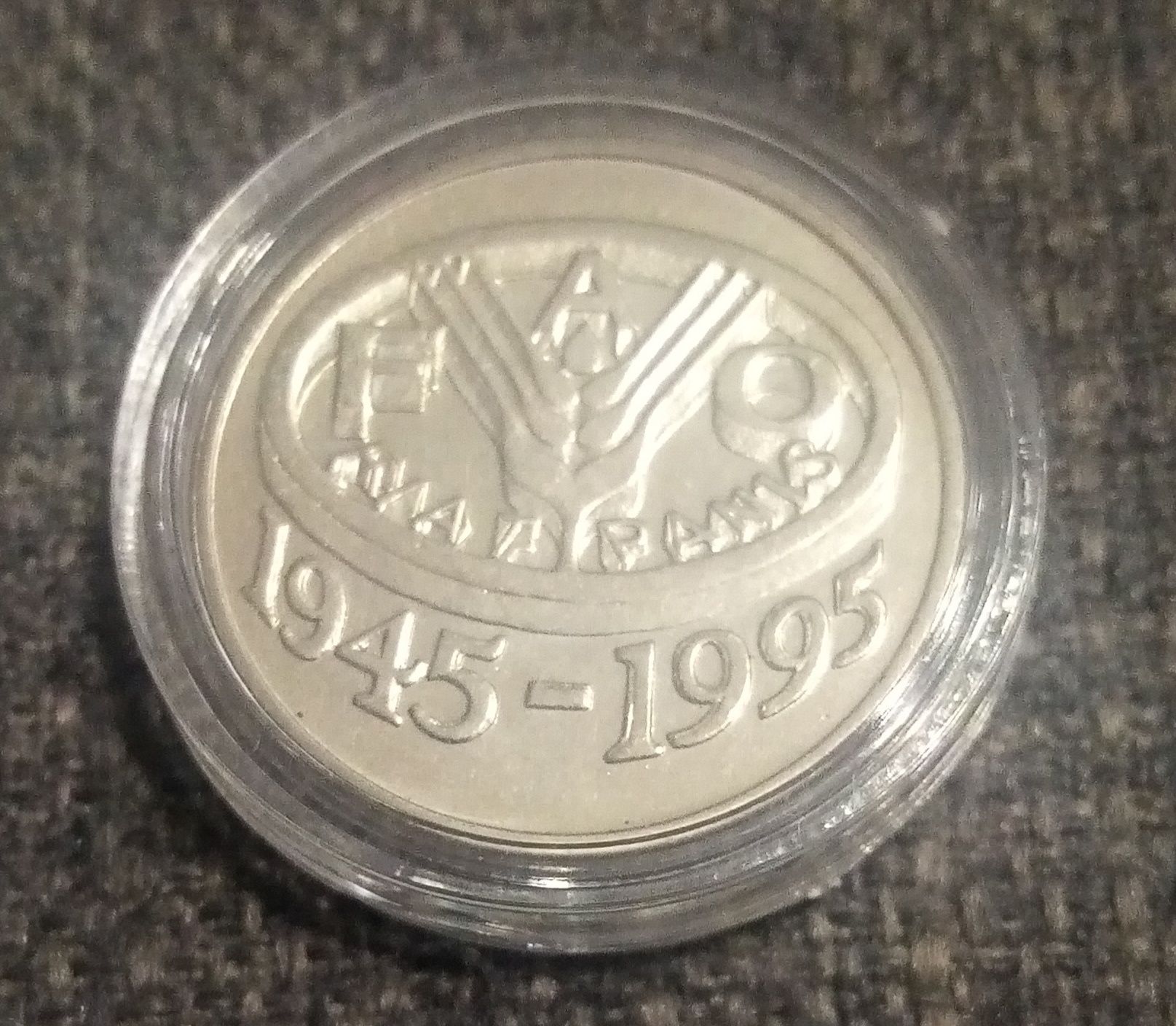 Moneda de colectie 10 lei FAO 1995