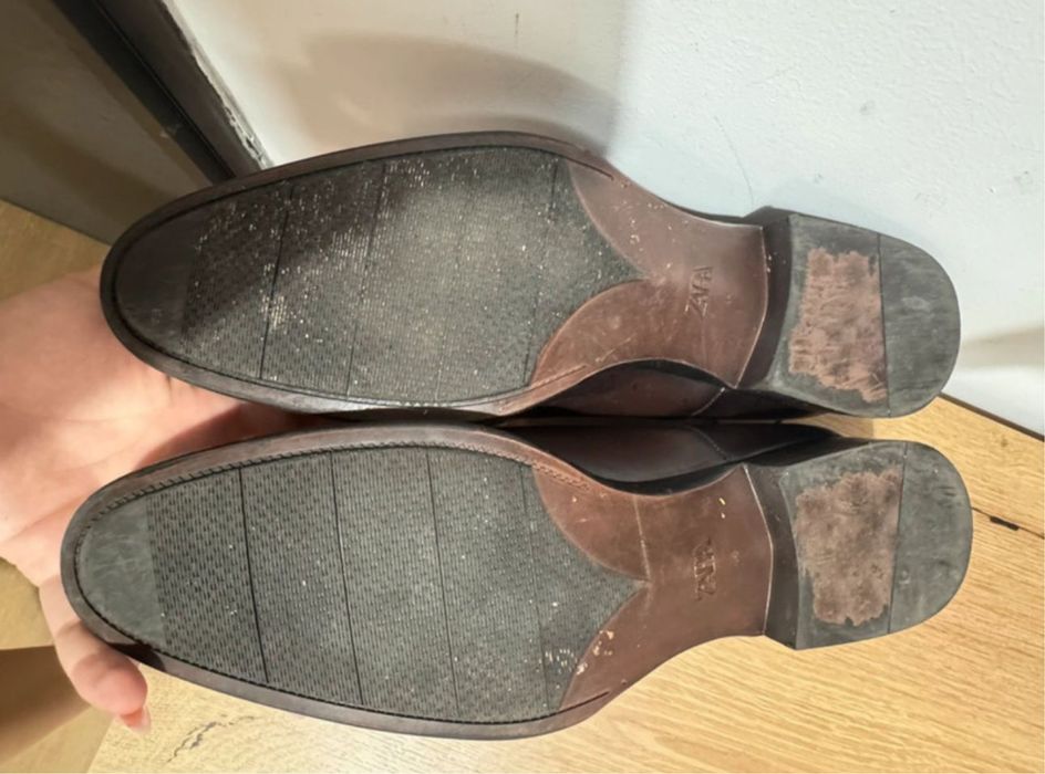 Pantofi barbatesti de piele Zara