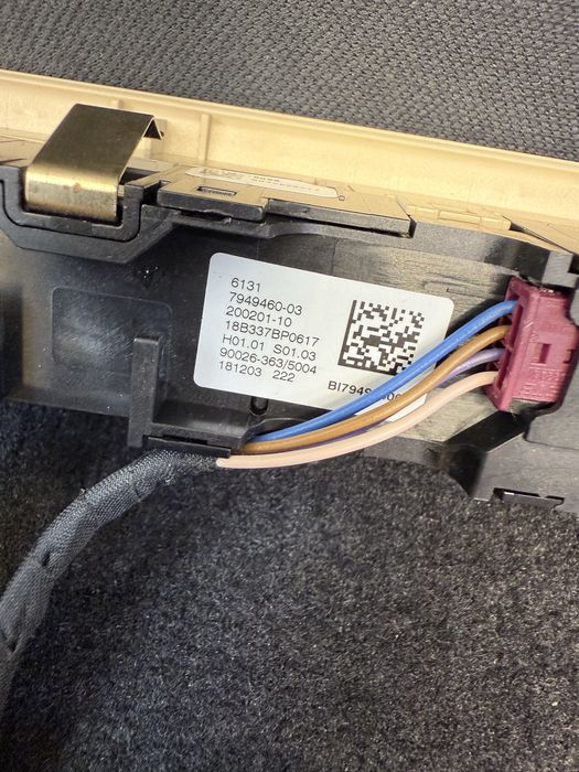 Panou radio butoane multimedia BMW G20 G21 G26 G22 G80 G29