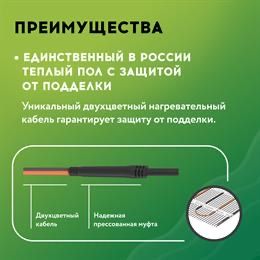 Кабель нагревательный "Русское тепло"