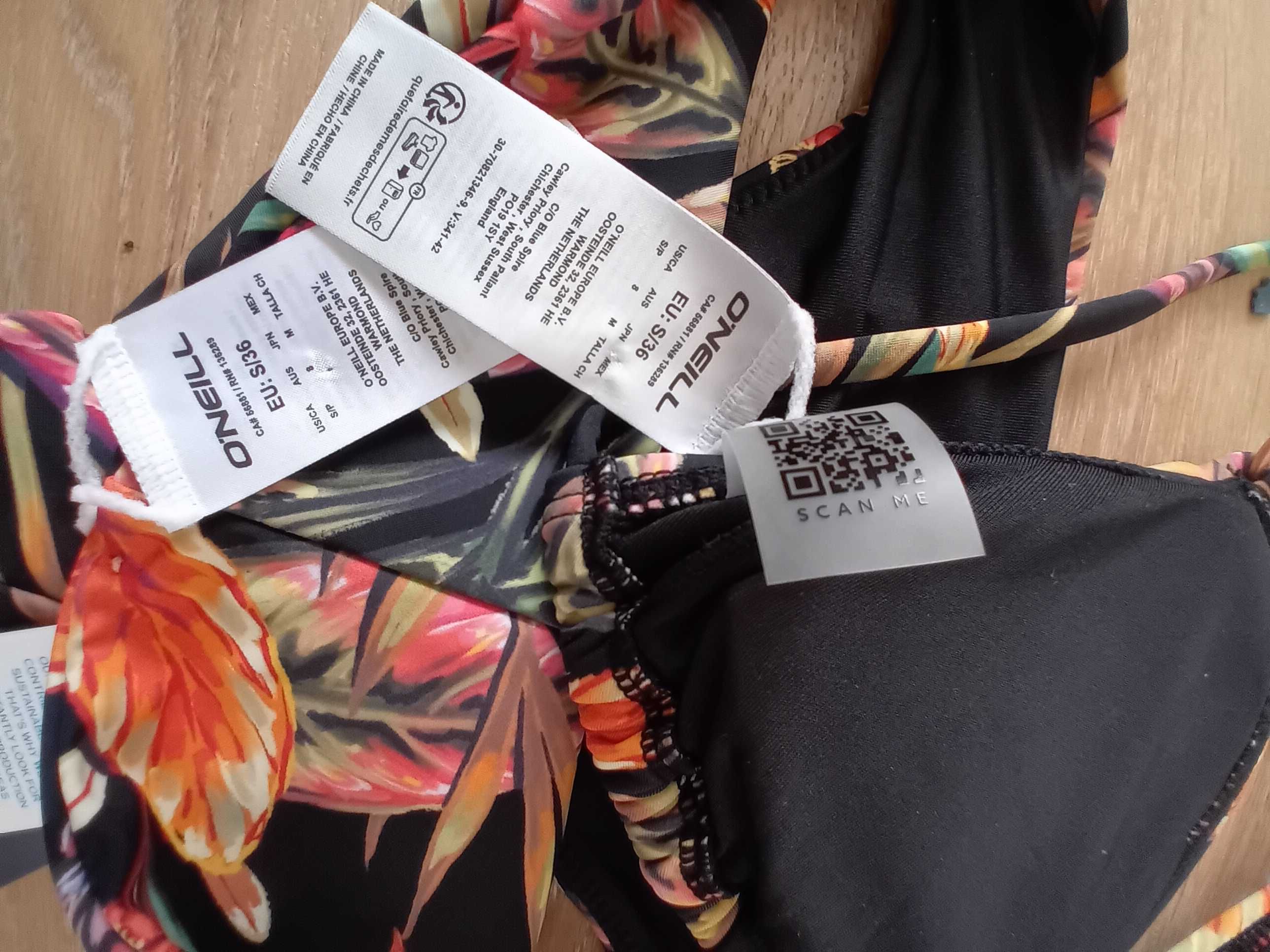 Esprit /Oneill 36B/C  висока талия нов оригинален бански