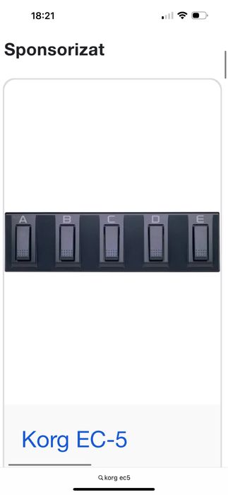 Pedala Korg ec 5 de vanzare ca noua
