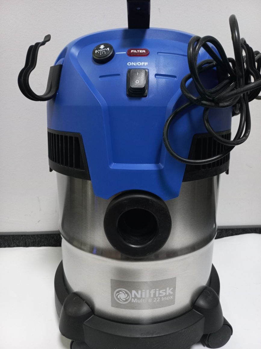 Прахосмукачка за сухо и мокро почистване  NILFISK MULTI  22 INOX,1200W