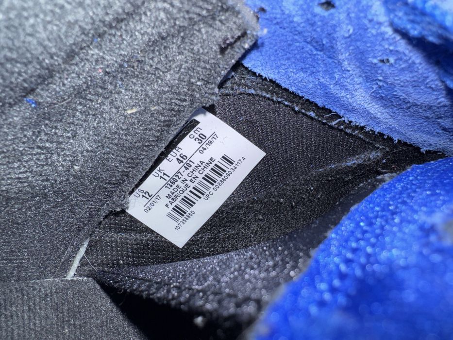 Jordan 5 blue suede 46 2017