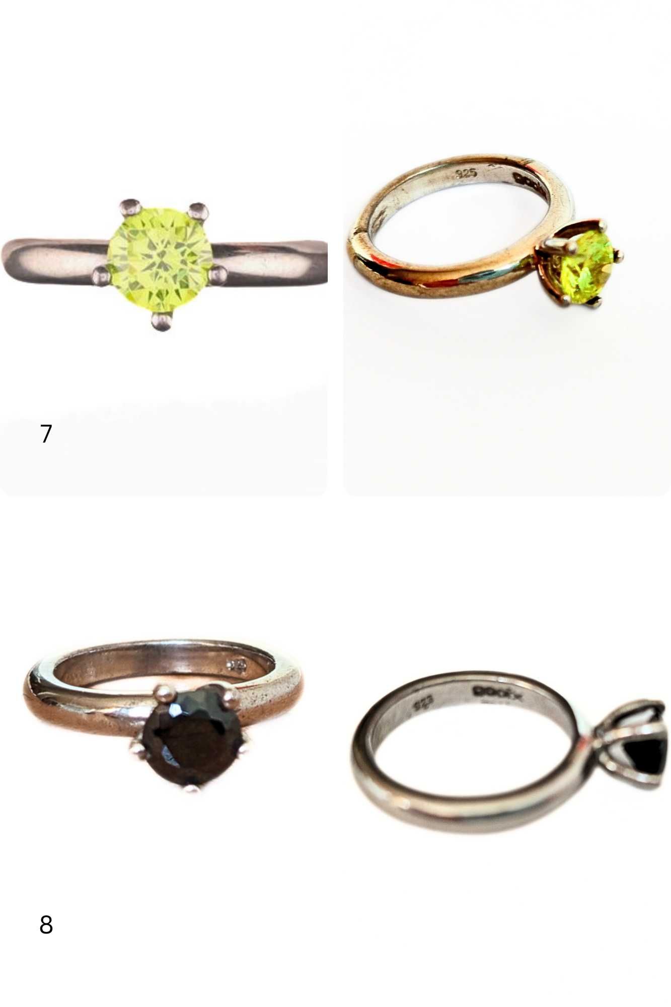 Сребърни пръстени Gooix, Swarovski, Giorgio Martello и други