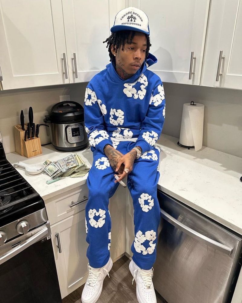 Denim Tears Long Sleeve Tracksuit Мъжки анцуг екип анцузи комплект