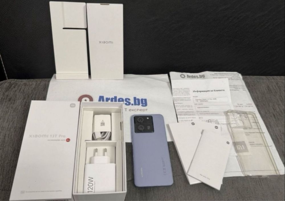 КАТО НОВ 1TB Xiaomi 13T Pro Гаранция от Ardes до 2025 г. Blue / Син