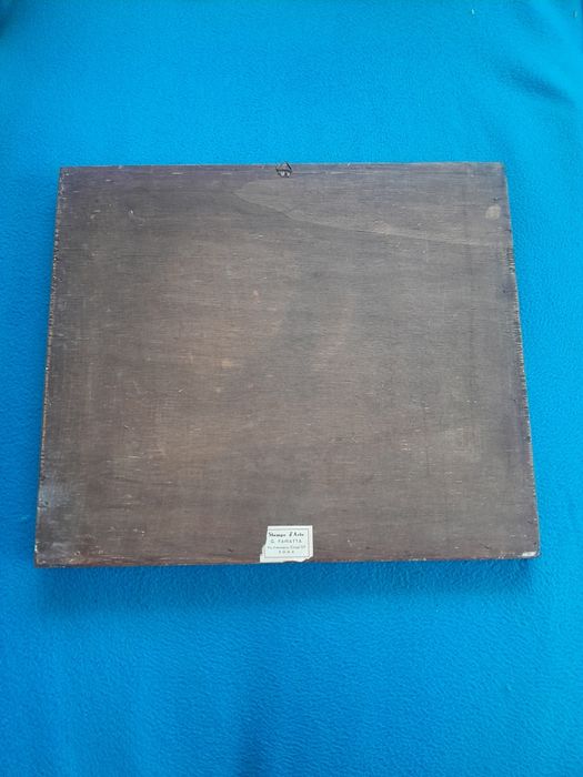 Port acte din piele și tablou