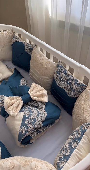 Шью на заказ бортики в детскую кроватку