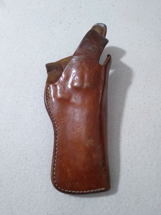 Toc pistol din piele naturala