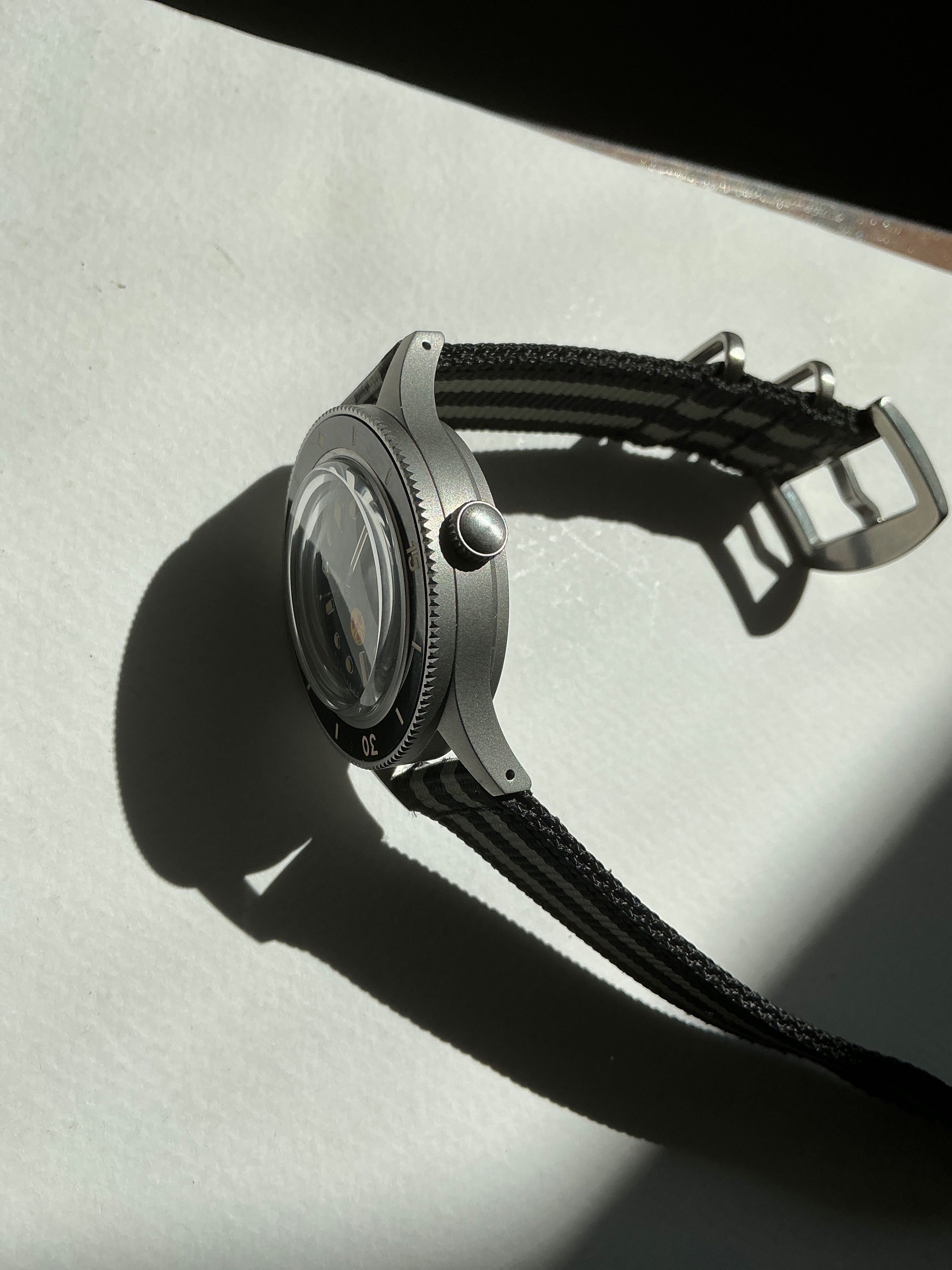 Ceas automatic diver, tip 50 Fathoms heritage, titan