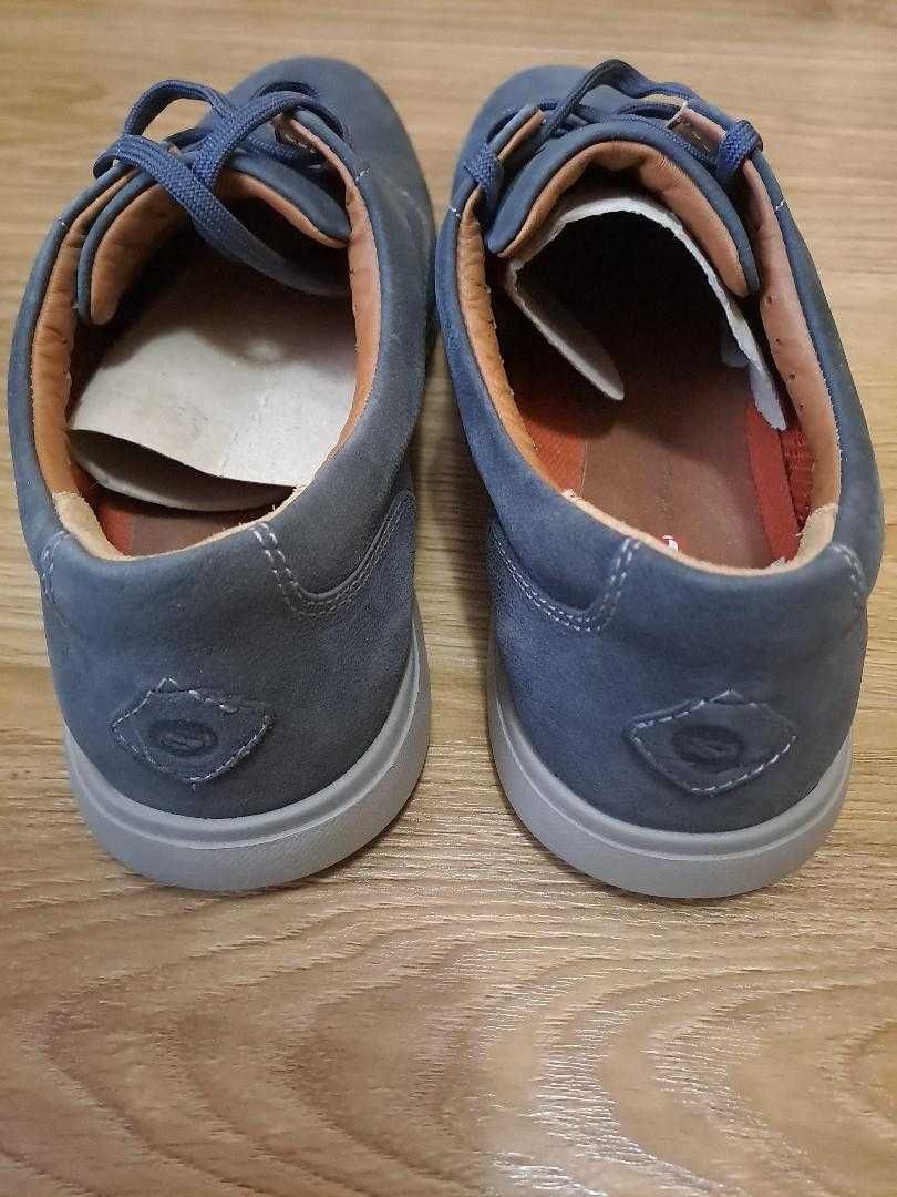 Clarks мъжки обувки от набук, тъмносиви, размер 45 - НОВИ