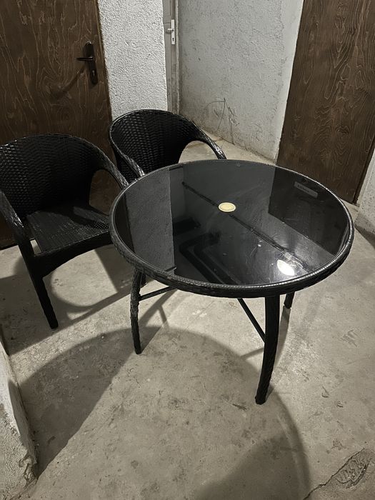 Ратанови мебели маса+3 стола