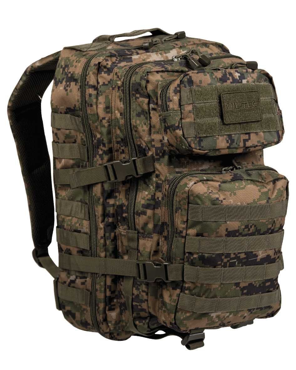 Rucsac MILTEC Camuflaj DIGITAL W/L Impermeabil Tactic Utilitar Munte