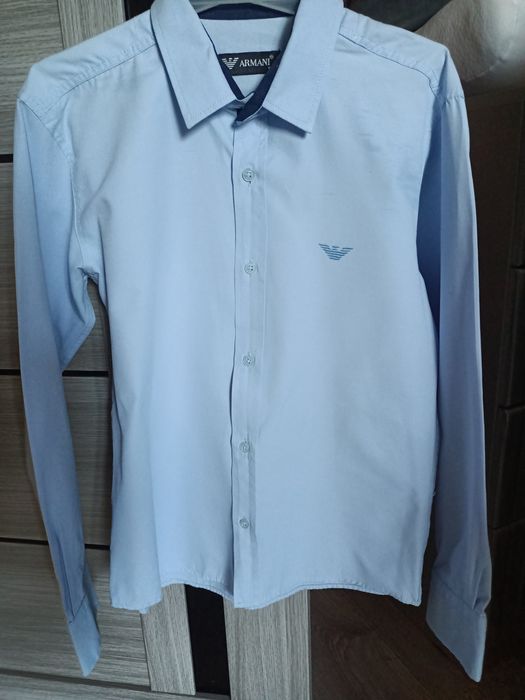 РубашкаТурция  школьная для 4-5-6кл/новое состояние/