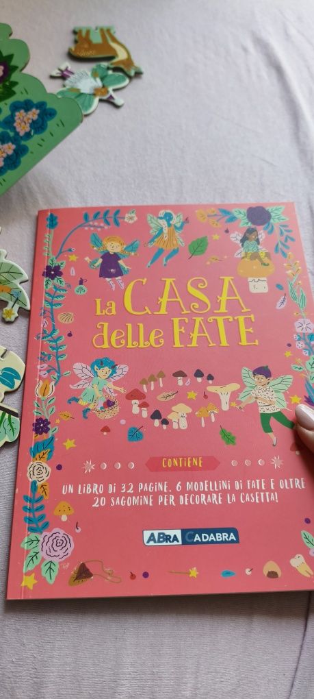 Книга "La Casa delle Fate" (Къщата на феите) с 3D модел за сглобяване