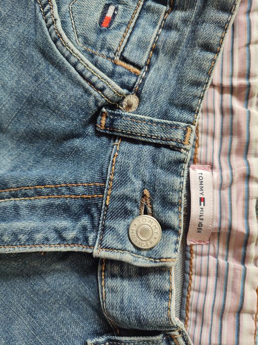 Дънкова пола Tommy Hilfiger, 14г, дънкови облекла 152см. ЯКЕ дънково,