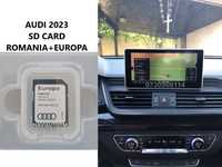 Card harta navigatie Europa + Romania 2023 Audi A4 B9 A5 F5 Q5 FY