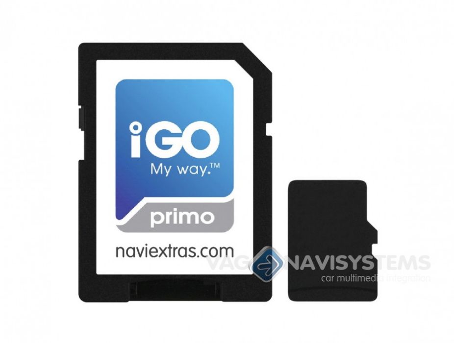 Card memorie cu navigatie iGO Primo pentru telefoane , tablete , gps