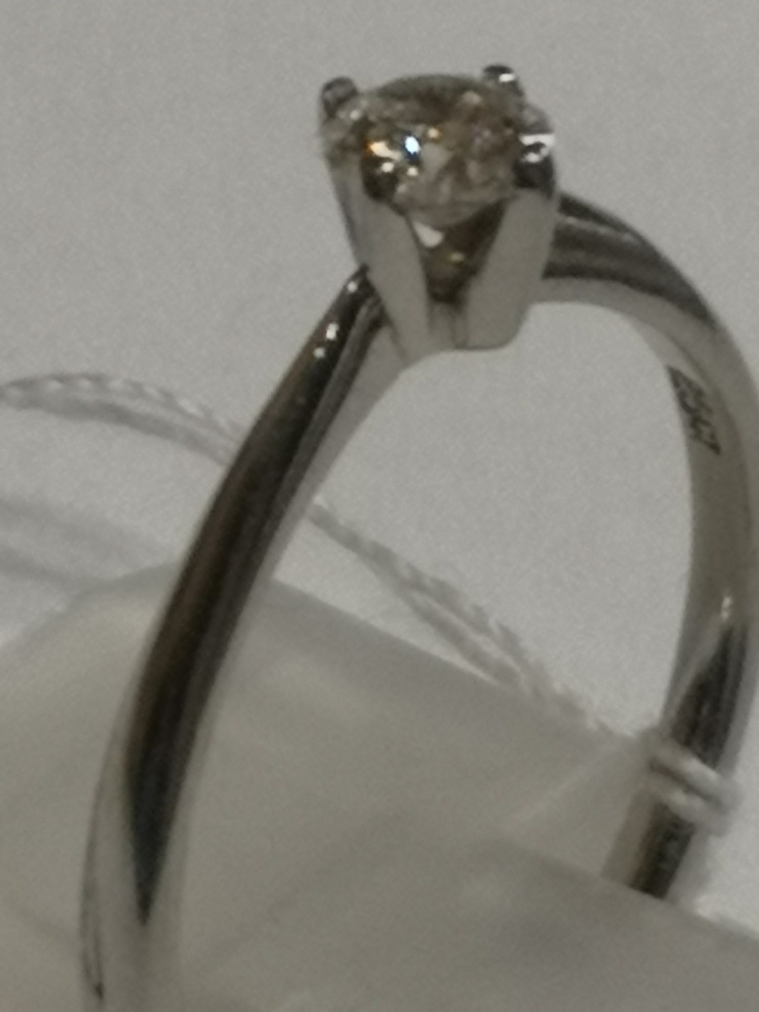 Vind inel din platina 950 cu diamant 0,25ct