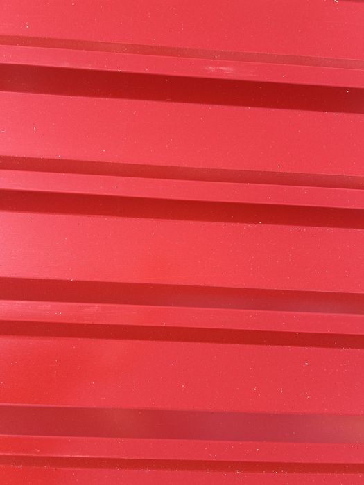 Tablă Cutată Roșu Mat Lucios T35 RAL3010 2m 4m 6m pentru acoperiș gard